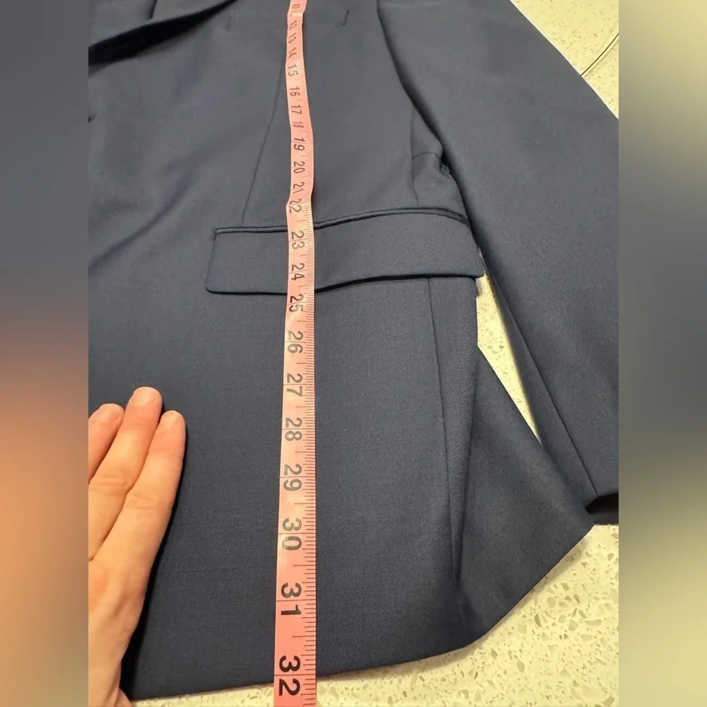 Ralph Lauren Wool/Polyester Men’s Suit 44R/38R(28inseam) Dark Blue Jacket/Pants